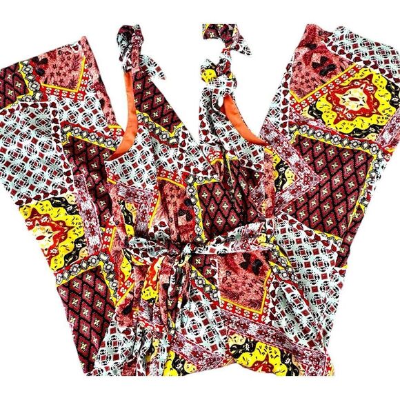 Anthropologie Harlyn Patterned Mairi Lined Jumpsuit Size Medium *Sold Out Online - Picture 2 of 8